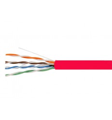 1000Ft Cat6 Stranded UTP Copper Bulk Cable Red