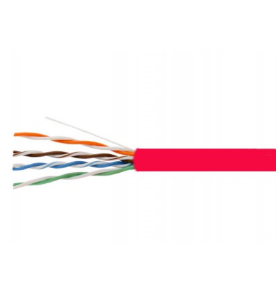 1000Ft Cat6 Stranded UTP Copper Bulk Cable Red