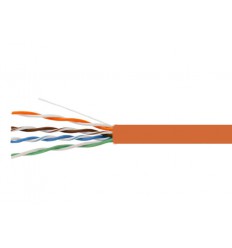 1000Ft Cat6 Stranded UTP Copper Bulk Cable Orange