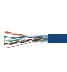 1000Ft Cat6 Stranded STP Copper Bulk Cable Blue