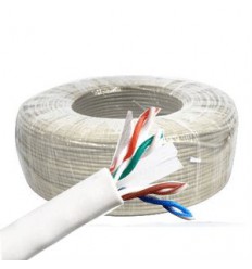 100Ft Cat6 Stranded UTP Copper Bulk Cable White
