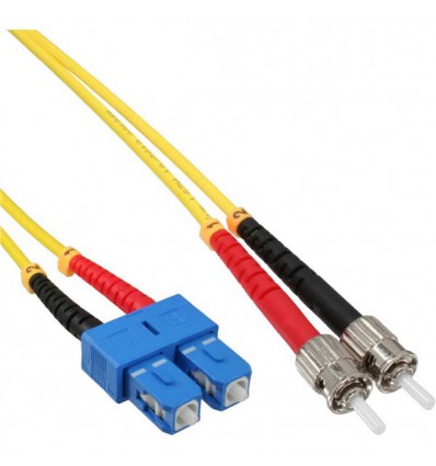 Plenum SC-ST OS1 Duplex Singlemode 9/125 Fiber Optic Cable 300m