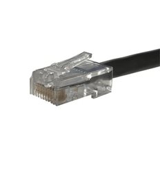 25Ft Cat5e Direct Burial Gell-type Cable Black