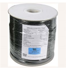 1000Ft UL 4 Conductor Black Modular Cable Reel 26AWG