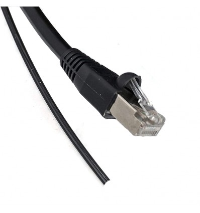 Cat5e Outdoor Shielded Patch Cable with Messenger