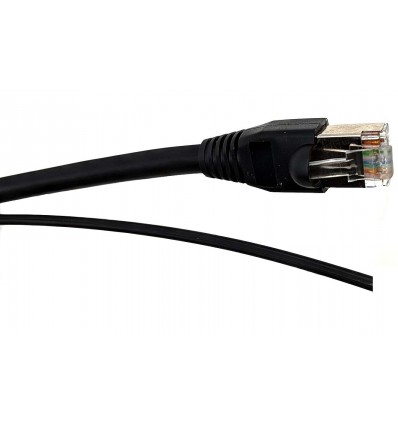 Cat6 Outdoor Patch Cable with Messenger