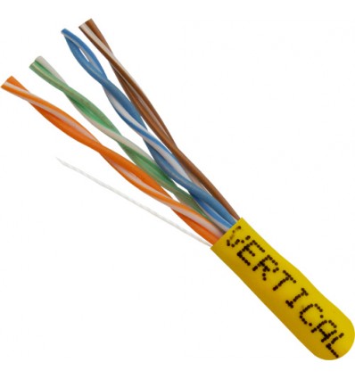 Blue  50Ft Cat5e Bulk CMR UTP Copper Cable