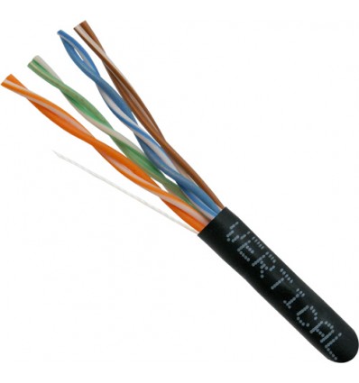 Blue 200Ft Cat5e Bulk CMR UTP Copper Cable
