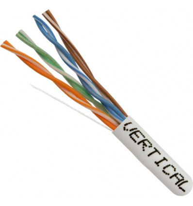 Blue 300Ft Cat5e Bulk CMR UTP Copper Cable