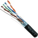 500Ft Cat5e Shielded Solid Copper Bulk Cable