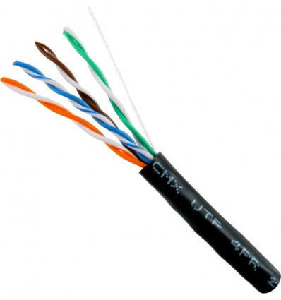 Cat5e Outdoor Black Above Ground Bulk Cable