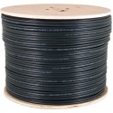 CAT6 Shielded  23AWG Solid-Bare Copper, PVC Jacket, 1000ft