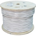 CAT6 Shielded  23AWG Solid-Bare Copper, PVC Jacket, 1000ft