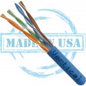 50Ft Cat6 Plenum Bulk Cable Blue
