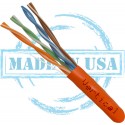 50Ft Cat6 Plenum Bulk Cable Orange