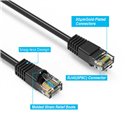 1Ft Cat5e Ethernet Copper Cable Black 1Ft Cat5e Ethernet Copper Cable Black