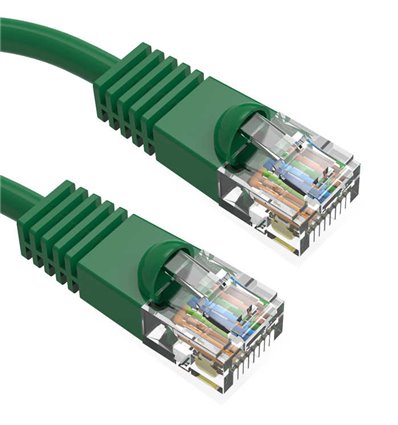 7Ft Cat5e Ethernet Copper Cable Green