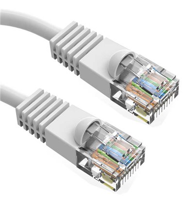 250Ft Cat5e Ethernet Copper Cable White