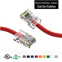 0.5Ft Cat5e Ethernet Non-booted Cable Red