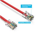 3Ft Cat5e Ethernet Non-booted Cable Red 3Ft Cat5e Ethernet Non-booted Cable Red