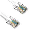 10Ft Cat5e Ethernet Non-booted Cable White