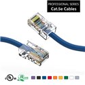 25Ft Cat5e Ethernet Non-booted Cable Blue