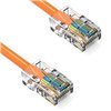 25Ft Cat5e Ethernet Non-booted Cable Orange