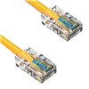 50Ft Cat5e Ethernet Non-booted Cable Yellow