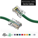 100Ft Cat5e Ethernet Non-booted Cable Green