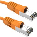 0.5Ft Cat5e Ethernet Shielded Cable Orange 0.5Ft Cat5e Ethernet Shielded Cable Orange