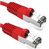 0.5Ft Cat5e Ethernet Shielded Cable Red