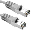 3Ft Cat5e Ethernet Shielded Cable Grey