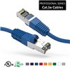 7Ft Cat5e Ethernet Shielded Cable Blue
