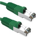10Ft Cat5e Ethernet Shielded Cable Green 10Ft Cat5e Ethernet Shielded Cable Green