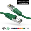 10Ft Cat5e Ethernet Shielded Cable Green 10Ft Cat5e Ethernet Shielded Cable Green