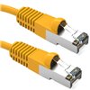 10Ft Cat5e Ethernet Shielded Cable Yellow