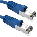 25Ft Cat5e Ethernet Shielded Cable Blue 25Ft Cat5e Ethernet Shielded Cable Blue