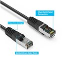 100Ft Cat5e Ethernet Shielded Cable Black 100Ft Cat5e Ethernet Shielded Cable Black