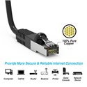 100Ft Cat5e Ethernet Shielded Cable Black 100Ft Cat5e Ethernet Shielded Cable Black
