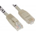 14Ft Cat6 Crossover Cable Grey