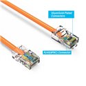 25Ft Cat5e Plenum Ethernet Cable Orange 25Ft Cat5e Plenum Ethernet Cable Orange