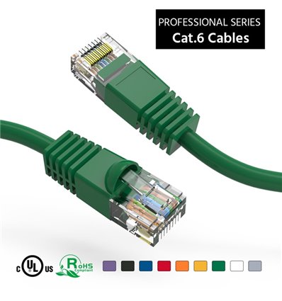 0.5Ft Cat6 Ethernet Copper Cable Green