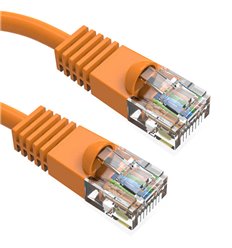 1Ft Cat6 Ethernet Copper Cable Orange