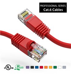 1Ft Cat6 Ethernet Copper Cable Red 2