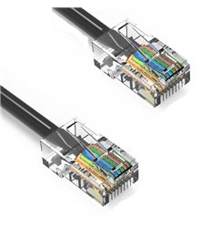 14Ft Cat6 Ethernet Non-booted Cable Black
