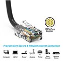25Ft Cat6 Ethernet Non-booted Cable Black 25Ft Cat6 Ethernet Non-booted Cable Black