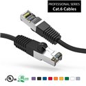 5Ft Cat6 Ethernet Shielded Cable Black