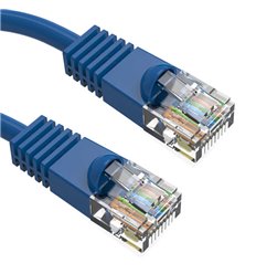 10Ft Cat6 Ethernet Shielded Cable Blue