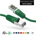 10Ft Cat6 Ethernet Shielded Cable Green 10Ft Cat6 Ethernet Shielded Cable Green
