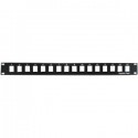 1U 19" 16port Blank Panel for Keystone Jack